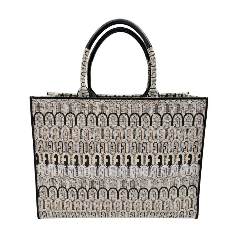 Furla Opportunity Tote Bag White Black